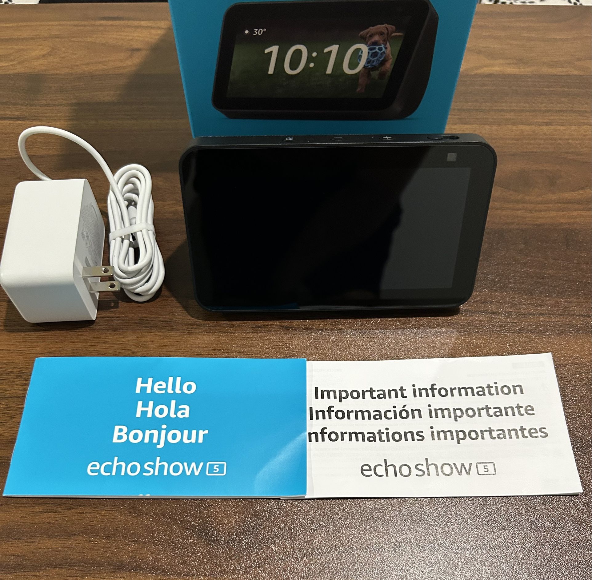 Echo Show 5 - Alexa, Model C76N8S. Brand new in the box, never been use.