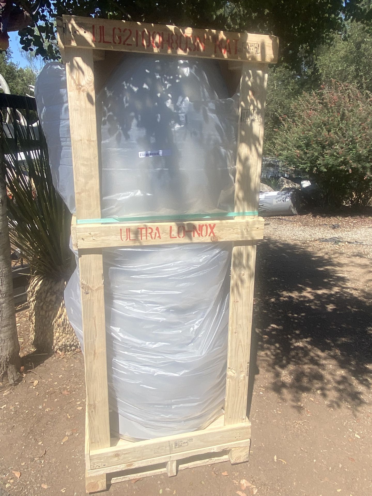 New Commercial 100 gallon water heater