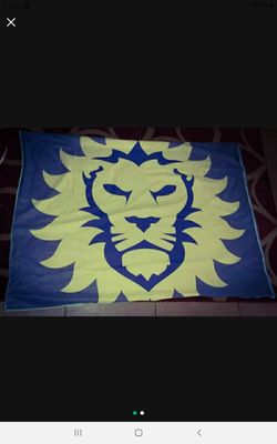 Official Orlando Lions Flag From Camping World Stadium