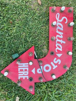 Christmas electrical sign