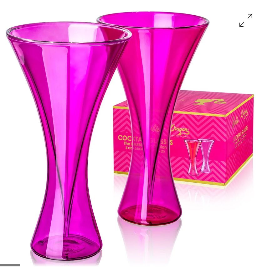 Barbie Cocktail Glasses