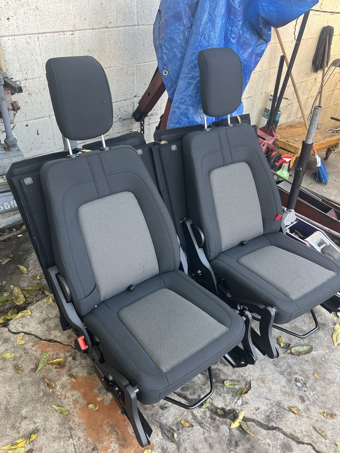 2023 Ford Transit Rear Seats.