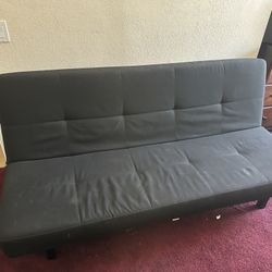 IKEA Black BALKARP Sleeper sofa