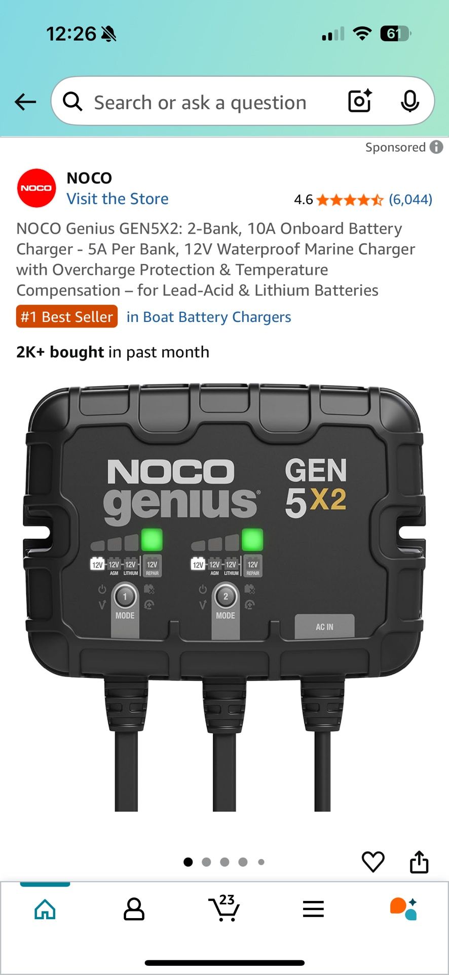 Noco Genius Maritime Charger