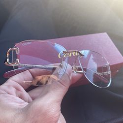 Clear Cartier Glasses Frames 