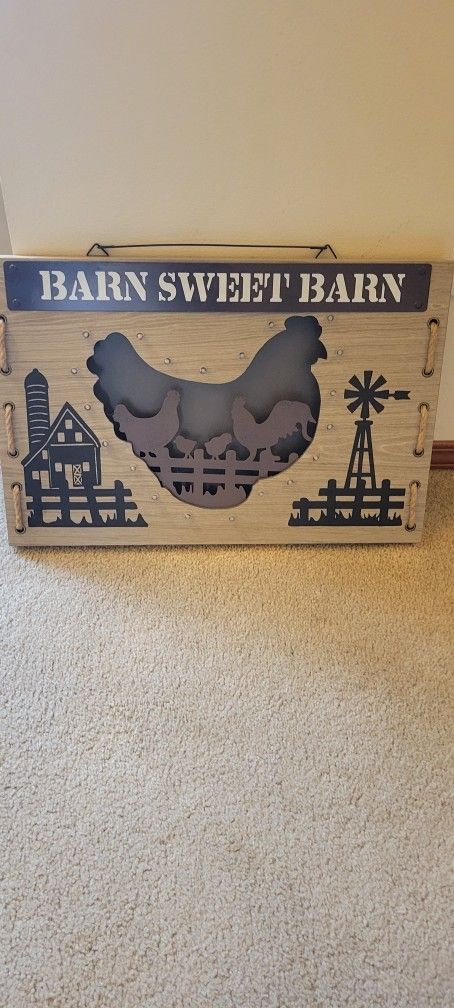 Barn Sign Light Up