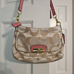 Authentic Coach Kristin Signature Hobo Bag 2 Strap Options Canvas & Leather *Pick-up In Great Bridge*