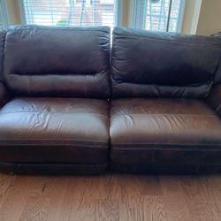 Leather Couch 