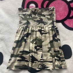 Camo Sleeveless Shirt 
