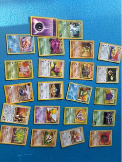 Vintage pokemon cards set 4