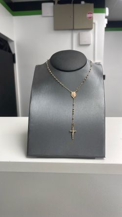 10K GOLD ROSARY