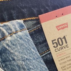 Womens Levis 501 CURVE