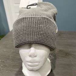 Vuori Alpine Waffle Beanie Shiitake Grey Unisex One Size V864 NWT