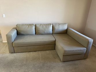 IKEA Sofa couch with Chaise / Storage