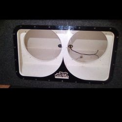 DUAL SUBWOOFER BOX BUNDLE 12 INCH PORTED, NEON LIGHTS & 0 GAUGE CORD/FUSE 