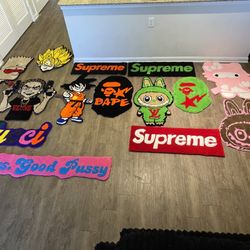 Supreme. Labubu, Bape Rugs/tables