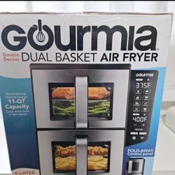 Gourmia Double Decker Dual Basket Air Fryer