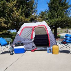 Instant 6 Man Tent Bundle Package