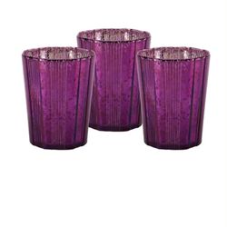 Purple Small Glass Holders