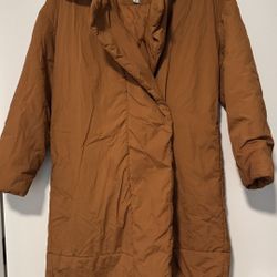 A New Day Camel Puffer Wrap Coat – Size S