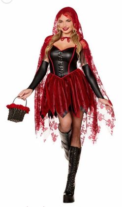 red riding hood woman costume large