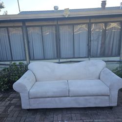 Cream Or Off-white Colored Living Room Set