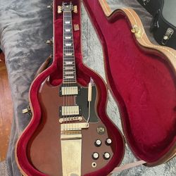 Gibson SG Standard 61 Maestro Vibrola Vintage Cherry With Case
