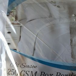 All Season 250 GSM Box Border Comforter King size 
