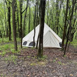 White Duck Avalon 20 Foot Canvas bell tent 