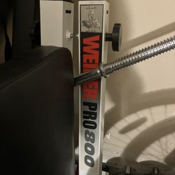 Weider Pro 800 Weight Bench +