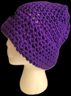 Purple hat