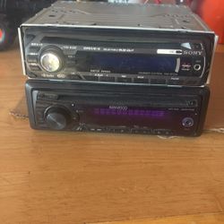 100 for the Kenwood and 80 for the Sony radio
