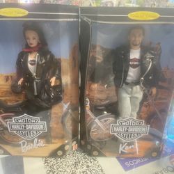 Harley Davidson Barbie And Ken 1998