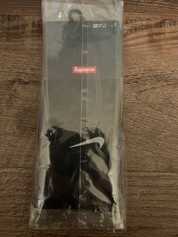 Supreme Nike Black Spark Crew Socks(FW24)Size 8-9.5