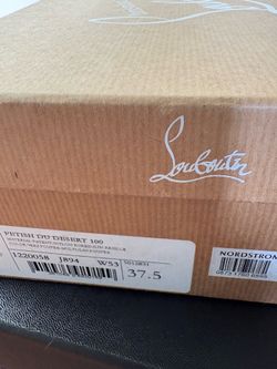 Christian louboutin black size 37.5