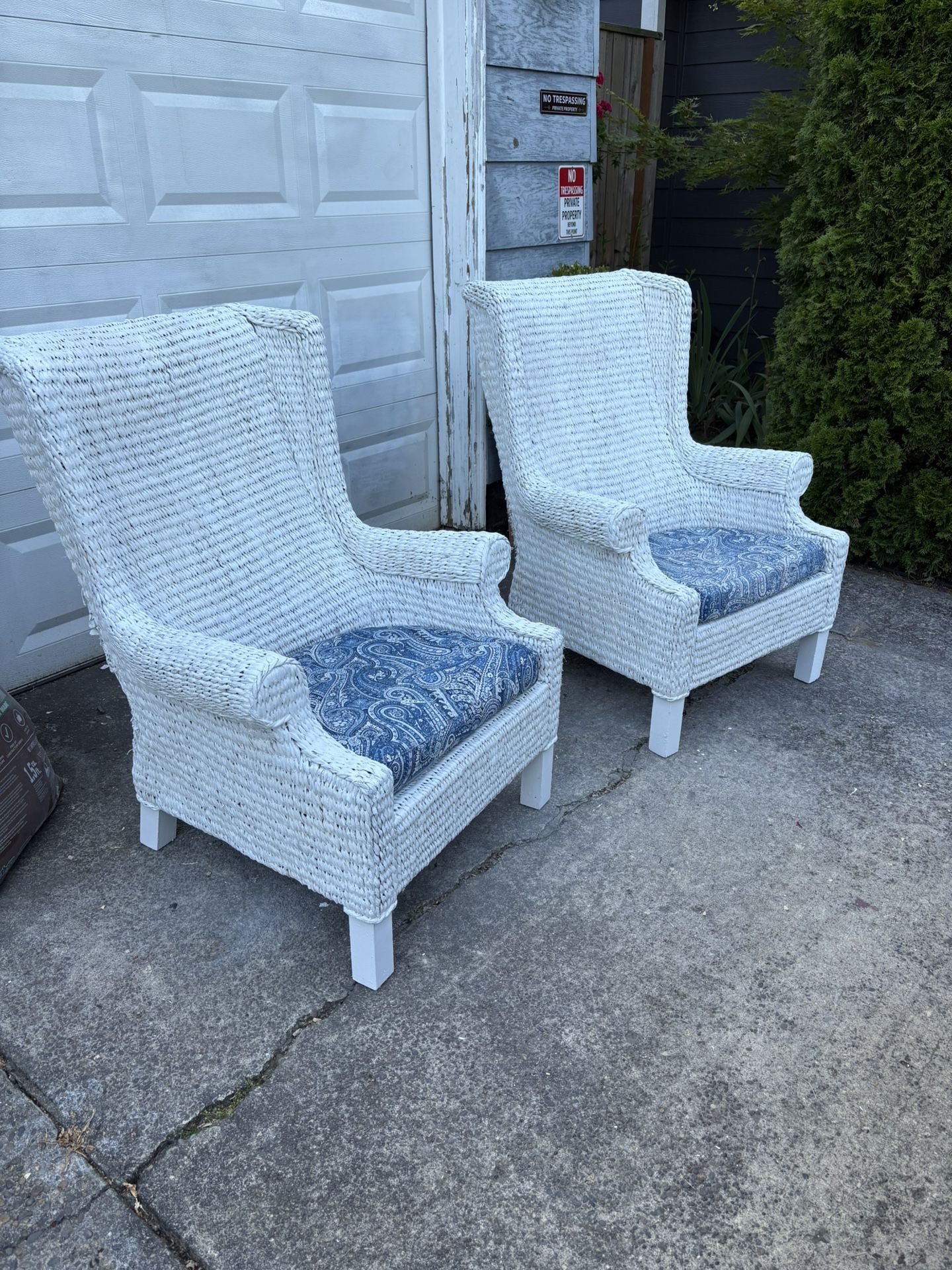 Two Wicker Chairs