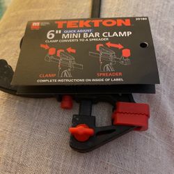 6 Inch Ratchet Bar Clamp / 9 Inch Spreader