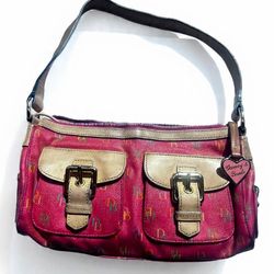 Vintage Y2K Dooney & Bourke Bag + Wallet Set (Classic Monogram)