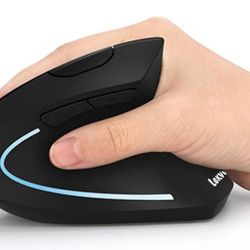 Ergonomic Mouse, Vertical Wireless Mouse - Rechargeable 2.4GHz Optical Vertical Mice
