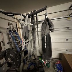 Punching Bag Pull Up Stand And Dip Stand 