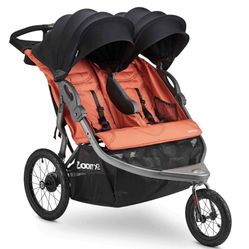 Joovy Zoom X2 Jogging Double Stroller - Orange 