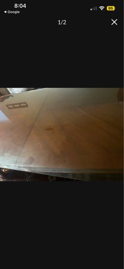 Glass table top  42”x72”