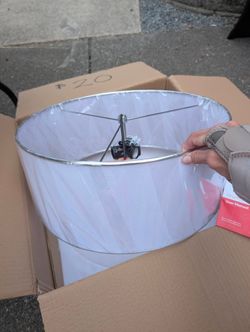 18" drum chandelier light