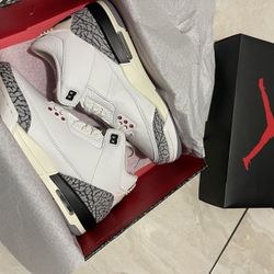 Jordan 3 White cement Reimagined GS 7Y