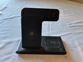 3-in-1 Fast Wireless Charging Station Stand (Phone, Watch & AirPods)