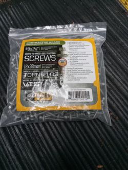 Roofing Screws. 9 X 1 1/2  Galvanized