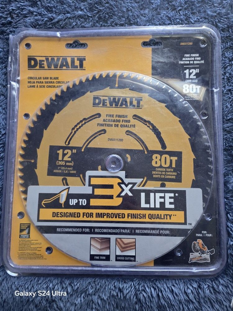 DeWalt 12'' Chop Saw Blade