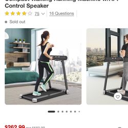 SuperFit walking pad With Built In Speaker