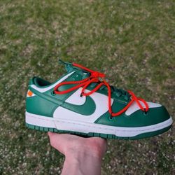 Off-White x Nike Dunk Low "Pine Green" – Size 11 – OG All