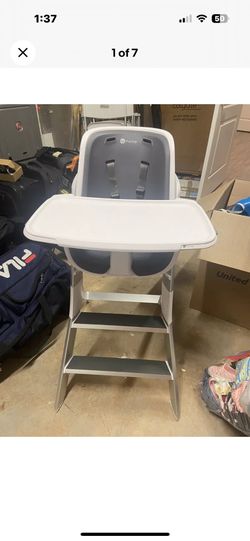4moms Connect High Chair - White/Gray